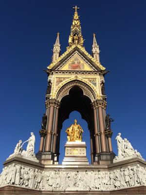 The Albert Memorial in Hyde Park