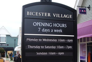 Bicester Village, Oxfordshire